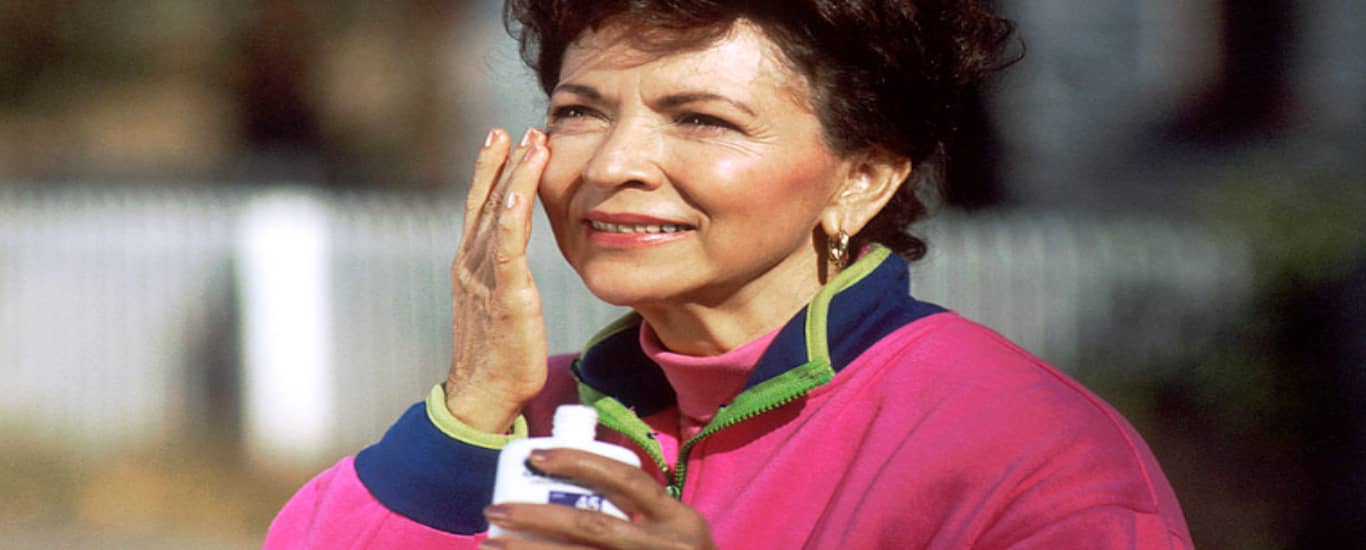 using an anti-aging cream